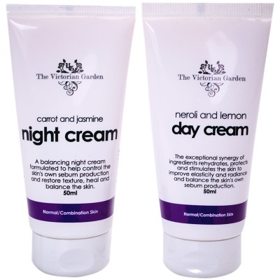 Neroli & Lemon Day Cream & Carrot & Jasmine Night Cream - Value Pack 