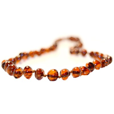 Baltic Amber for Africa Cognac Teething Necklace
