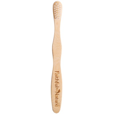 Faithful To Nature Kids Toothbrush - Clear