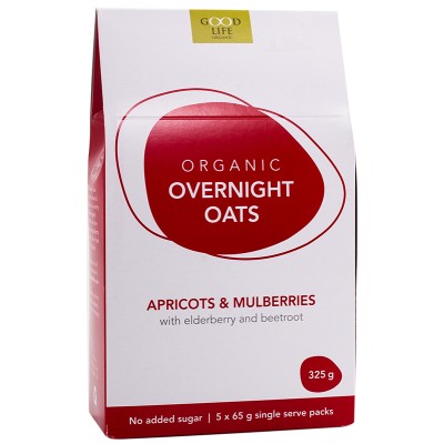 Good Life Organic Overnight Oats - Apricot & Mulberries