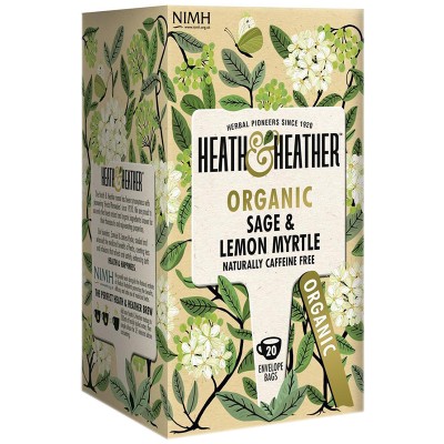 Heath & Heather Organic Sage And Lemon Tea 