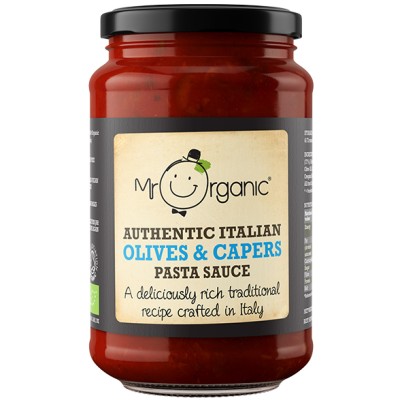 Mr Organic Olives & Capers Pasta Sauce 
