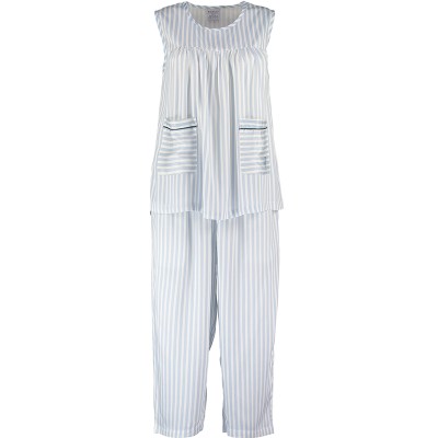 Nightire Bamboo Midi Sleepwear Set - Simple Stripe 