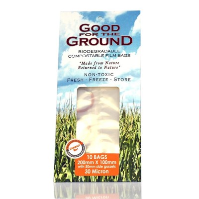 Good For The Ground Biodegradable Compostable Film Bags (large)