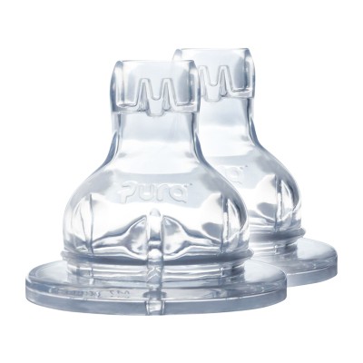 Pura Stainless Steel XL Sippy Spout, Pack of 2
