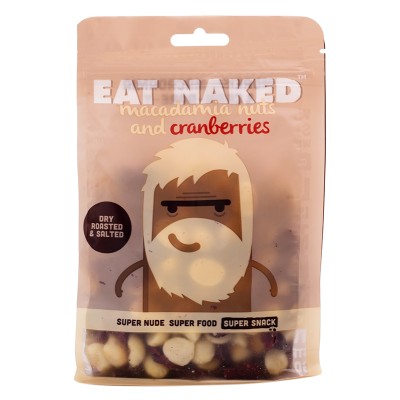 Eat Naked Dry Roasted & Salted Macadamia Nuts & Cranberries