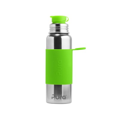 Pura Stainless Steel Sport Bottle - Green 850ml