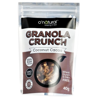 O'Natural Granola Crunch Coconut Cacao  
