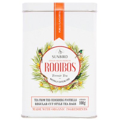 Sunbird Rooibos Tea Cederberg Foothills Teabags (40s) – Tin
