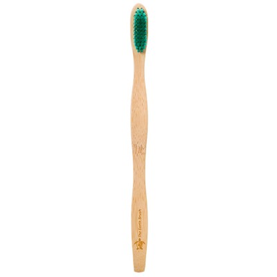 The Earth Brush Bamboo Toothbrush Adult - Soft Green
