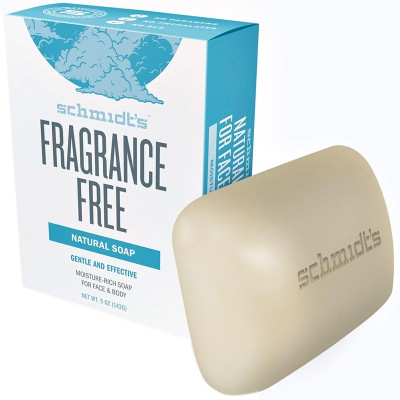 Schmidt's Fragrance Free Soap Bar 142g