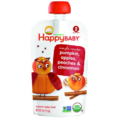 Happy Baby S2 Pumpkin Apple &  Peach Cinnamon 113g