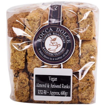 Quarry Lake Foods vegan Almond & Aniseed Rusks
