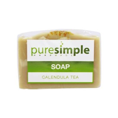 Pure Simple Calendula Tea Soap (Fragrance-Free)