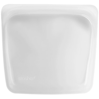 Stasher Reusable Silicone Sandwich Bag - Clear