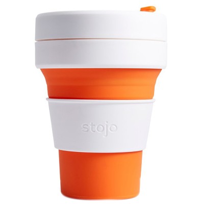 Stojo Collapsible Cup - Orange 