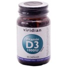 Viridian 1000iu Vitamin D3