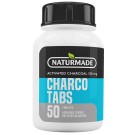 Naturmade Activated Charcoal Tabs 125mg