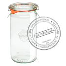 Weck Cylindrical Glass Jar