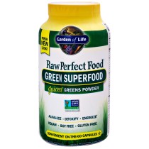 Garden of Life Perfect Food RAW Organic Green Superfood Capsules
