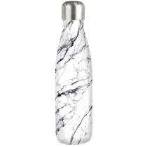 Steely Insulated Water Bottle - Matte Marble